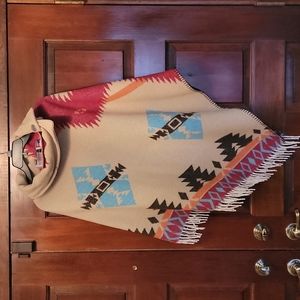 Rhonda Stark womens southwestern poncho